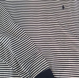 2XLT long sleeve, striped POLO